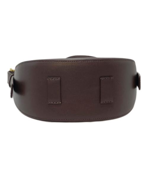 CHRISTIAN VILLA（クリスチャンヴィラ）CHRISTIAN VILLA (クリスチャンヴィラ) ハーフムーンバッグ ブラウンの古着・服飾アイテム