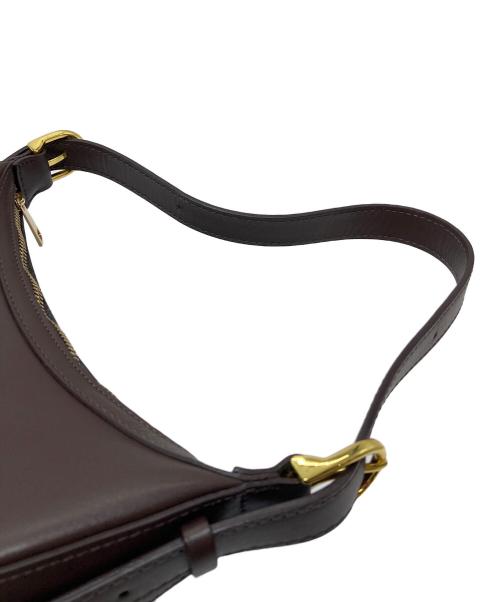 CHRISTIAN VILLA（クリスチャンヴィラ）CHRISTIAN VILLA (クリスチャンヴィラ) ハーフムーンバッグ ブラウンの古着・服飾アイテム