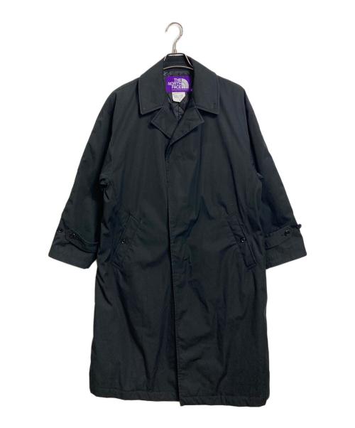 THE NORTHFACE PURPLELABEL（ザ・ノースフェイス パープルレーベル）THE NORTHFACE PURPLELABEL (ザ・ノースフェイス パープルレーベル) BEAMS (ビームス) ビッグステンカラーコート　ロングコート ブラック サイズ:Sの古着・服飾アイテム