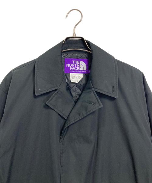 THE NORTHFACE PURPLELABEL（ザ・ノースフェイス パープルレーベル）THE NORTHFACE PURPLELABEL (ザ・ノースフェイス パープルレーベル) BEAMS (ビームス) ビッグステンカラーコート　ロングコート ブラック サイズ:Sの古着・服飾アイテム