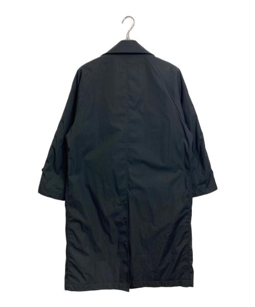 THE NORTHFACE PURPLELABEL（ザ・ノースフェイス パープルレーベル）THE NORTHFACE PURPLELABEL (ザ・ノースフェイス パープルレーベル) BEAMS (ビームス) ビッグステンカラーコート　ロングコート ブラック サイズ:Sの古着・服飾アイテム