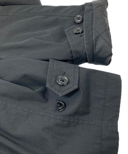 THE NORTHFACE PURPLELABEL（ザ・ノースフェイス パープルレーベル）THE NORTHFACE PURPLELABEL (ザ・ノースフェイス パープルレーベル) BEAMS (ビームス) ビッグステンカラーコート　ロングコート ブラック サイズ:Sの古着・服飾アイテム