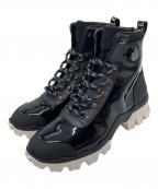 MONCLERモンクレール）の古着「HELIS エナメルマウンテンブーツ」｜ブラック