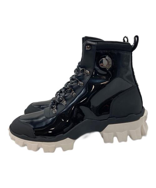 MONCLER（モンクレール）MONCLER (モンクレール) HELIS エナメルマウンテンブーツ ブラック サイズ:39の古着・服飾アイテム
