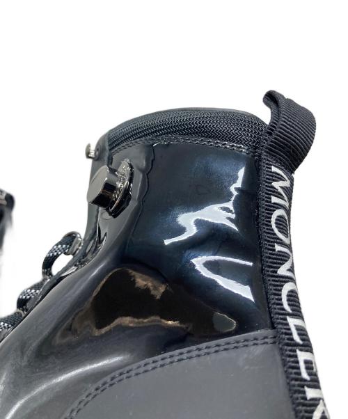 MONCLER（モンクレール）MONCLER (モンクレール) HELIS エナメルマウンテンブーツ ブラック サイズ:39の古着・服飾アイテム