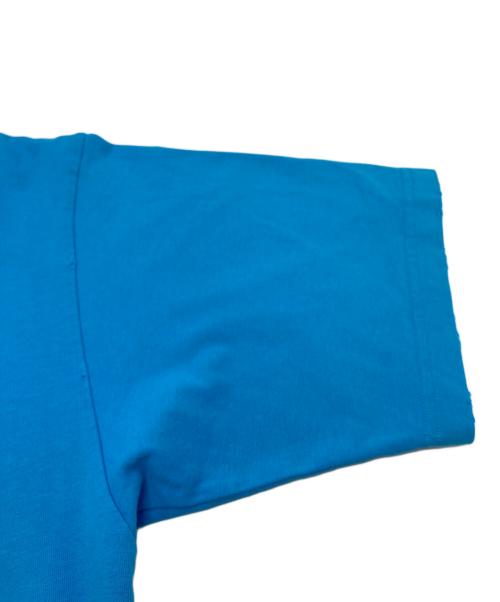 BALENCIAGA（バレンシアガ）BALENCIAGA (バレンシアガ) キャンペーンロゴ ダメージ加工 オーバーサイズ 半袖Ｔシャツ スカイブルー サイズ:XXSの古着・服飾アイテム