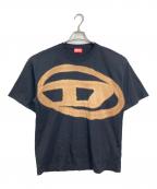DIESELディーゼル）の古着「T-BOXT-BLEACH  ティー ボックス ティー ブリーチ   半袖カットソー　Tシャツ　Tee」｜ブラック