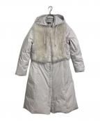 DUAL VIEWデュアルヴュー）の古着「4wayダウンコート　ベスト　ロングコート　ショート丈コート」｜グレージュ