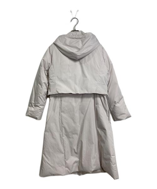 DUAL VIEW（デュアルヴュー）DUAL VIEW (デュアルヴュー) 4wayダウンコート　ベスト　ロングコート　ショート丈コート グレージュ サイズ:40の古着・服飾アイテム