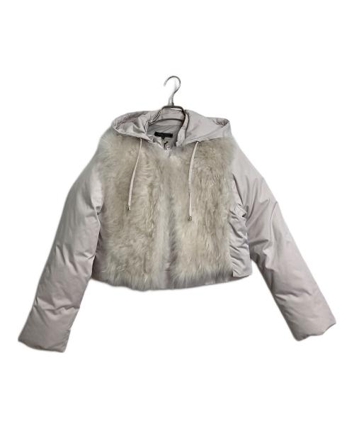 DUAL VIEW（デュアルヴュー）DUAL VIEW (デュアルヴュー) 4wayダウンコート　ベスト　ロングコート　ショート丈コート グレージュ サイズ:40の古着・服飾アイテム