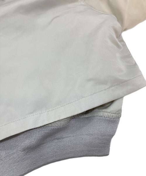 TOGA PULLA（トーガ プルラ）TOGA PULLA (トーガ プルラ) Nylon twill blouson ナイロンツイル MA-1ジャケット　アウター アイボリー サイズ:38の古着・服飾アイテム