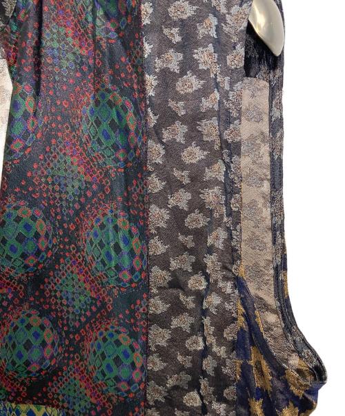 DRIES VAN NOTEN（ドリスヴァンノッテン）DRIES VAN NOTEN (ドリスヴァンノッテン) シルク混総柄ミニワンピース　ノースリーブワンピース　ハンガリー製　総柄 マルチカラー サイズ:36の古着・服飾アイテム