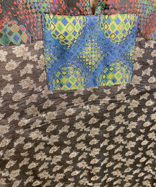 DRIES VAN NOTEN（ドリスヴァンノッテン）DRIES VAN NOTEN (ドリスヴァンノッテン) シルク混総柄ミニワンピース　ノースリーブワンピース　ハンガリー製　総柄 マルチカラー サイズ:36の古着・服飾アイテム