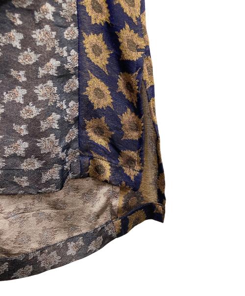 DRIES VAN NOTEN（ドリスヴァンノッテン）DRIES VAN NOTEN (ドリスヴァンノッテン) シルク混総柄ミニワンピース　ノースリーブワンピース　ハンガリー製　総柄 マルチカラー サイズ:36の古着・服飾アイテム