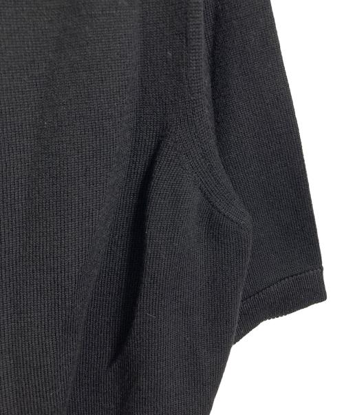 DRIES VAN NOTEN（ドリスヴァンノッテン）DRIES VAN NOTEN (ドリスヴァンノッテン) チェック柄半袖ニット　半袖ニット ブラック サイズ:Mの古着・服飾アイテム