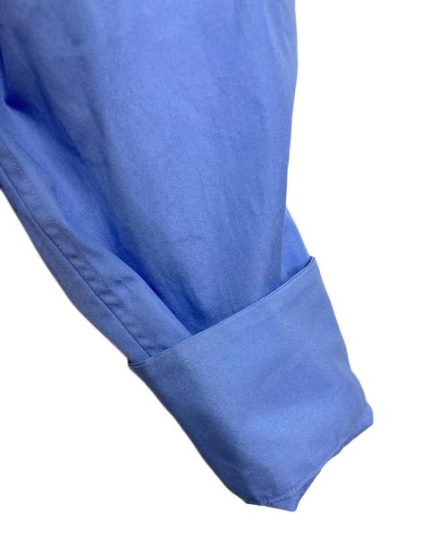 YLEVE（イレーヴ）YLEVE (イレーヴ) COTTON TYPEWRITER SHORT SH コットンタイプライターショートシャツ　ショートトップス　長袖シャツ　日本製 サックスブルー サイズ:1の古着・服飾アイテム