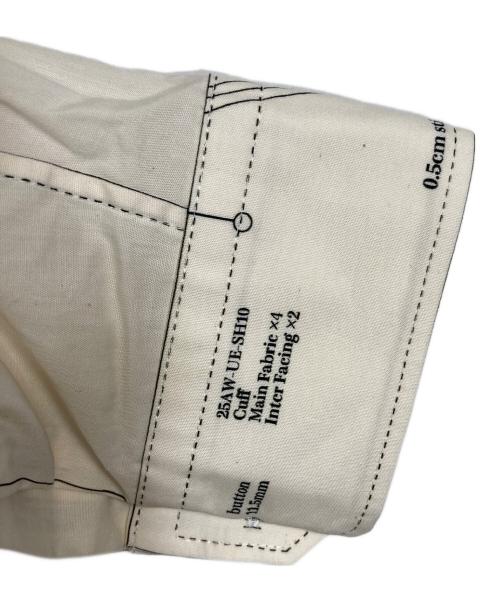 uniform experiment（ユニフォームエクスペリメント）uniform experiment (ユニフォームエクスペリメント) MAPーOUT SHIRT  長袖シャツ　プリントシャツ　日本製 アイボリー サイズ:2の古着・服飾アイテム