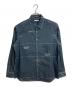 uniform experiment（ユニフォームエクスペリメント）の古着「MAPーOUT SHIRT  長袖シャツ　プリントシャツ　日本製」｜ブラック