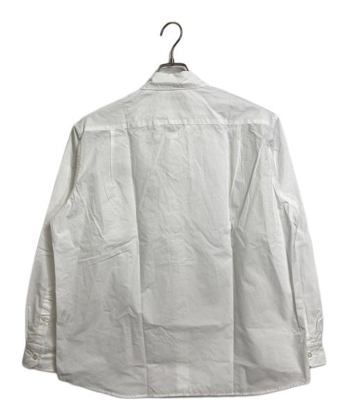 uniform experiment（ユニフォームエクスペリメント）uniform experiment (ユニフォームエクスペリメント) INーPROCESS PRINT SHIRT  プリントシャツ　長袖シャツ　日本製 ホワイト サイズ:2の古着・服飾アイテム