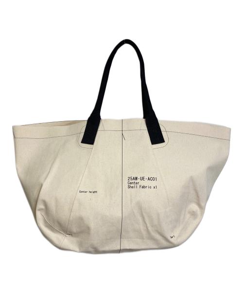 uniform experiment（ユニフォームエクスペリメント）uniform experiment (ユニフォームエクスペリメント) MAP-OUT TOTE BAG トートバッグ アイボリー サイズ:実寸参照の古着・服飾アイテム