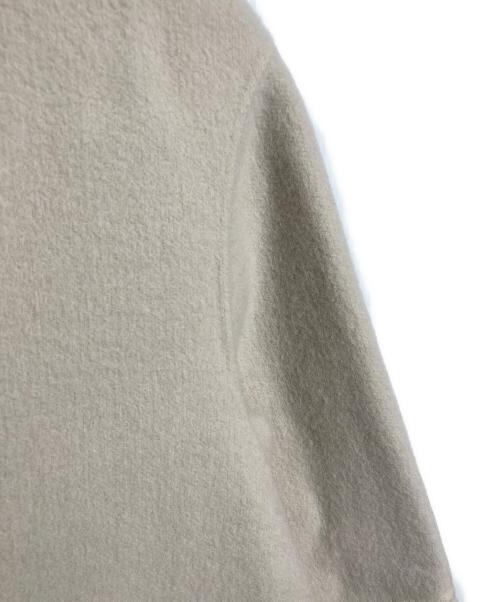 DoCLASSE（ドゥクラッセ）DoCLASSE (ドゥクラッセ) カシミヤ混ウールリバー・2WAYショートコート　ウールコート　アウター ベージュ サイズ:11の古着・服飾アイテム