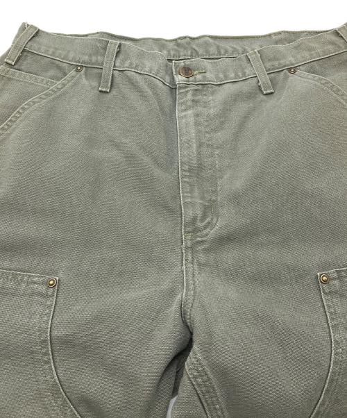 CarHartt（カーハート）CarHartt (カーハート) ダブルニーワークパンツ　ワークパンツ　メキシコ製 モスグリーン サイズ:W34×L34の古着・服飾アイテム