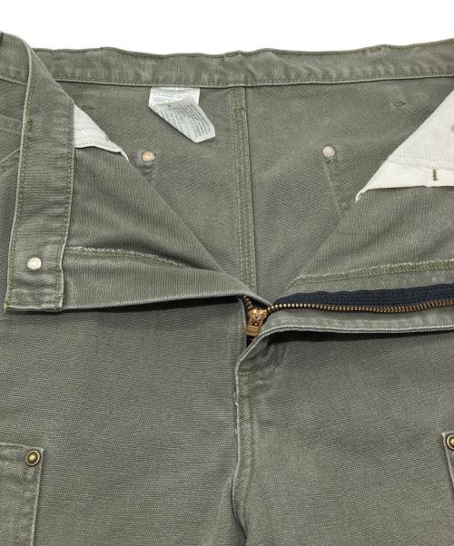 CarHartt（カーハート）CarHartt (カーハート) ダブルニーワークパンツ　ワークパンツ　メキシコ製 モスグリーン サイズ:W34×L34の古着・服飾アイテム