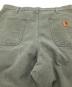 中古・古着 CarHartt (カーハート) ダブルニーワークパンツ　ワークパンツ　メキシコ製 モスグリーン サイズ:W34×L34：15000円