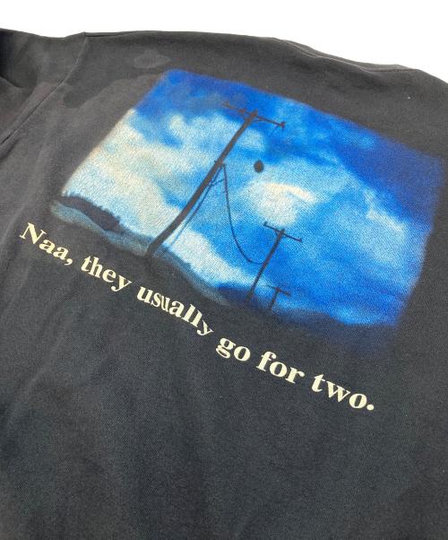 BUDWEISER（バドワイザー）BUDWEISER (バドワイザー) LEE (リー) 【古着】両面プリントヴィンテージスウェット　 90s They Always Do That ９０年代 ブラック サイズ:XLの古着・服飾アイテム