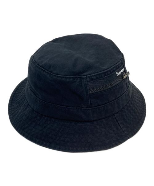 SUPREME（シュプリーム）Supreme (シュプリーム) バケットハット　バケハ ブラック サイズ:MーLの古着・服飾アイテム