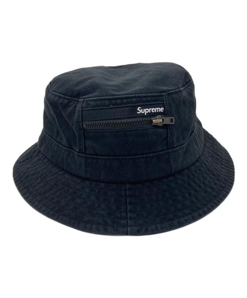 SUPREME（シュプリーム）Supreme (シュプリーム) バケットハット　バケハ ブラック サイズ:MーLの古着・服飾アイテム