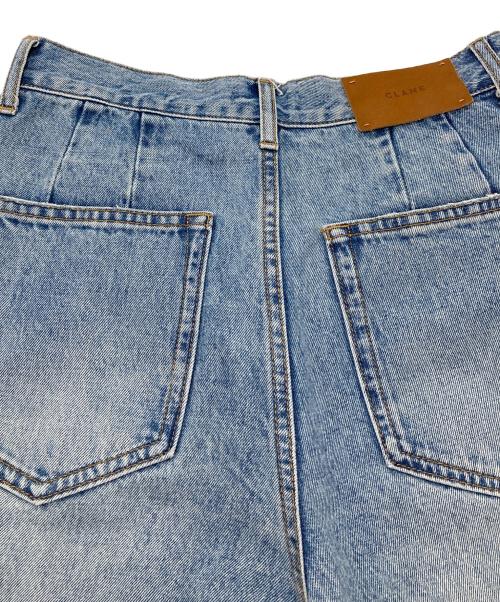 CLANE（クラネ）CLANE (クラネ) ワイドデニムパンツ　wide denim pants ブルー サイズ:2の古着・服飾アイテム