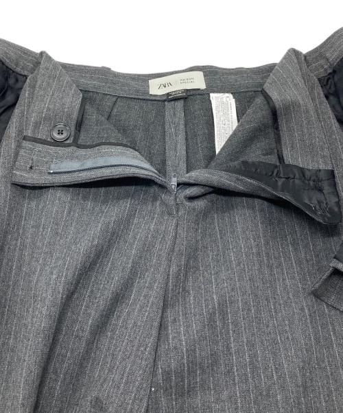 ZARA（ザラ）ZARA (ザラ) MAISON SPECIAL (メゾンスペシャル) スカート オーバーパンツ　レイヤードパンツ　完売品 グレー サイズ:SーMの古着・服飾アイテム