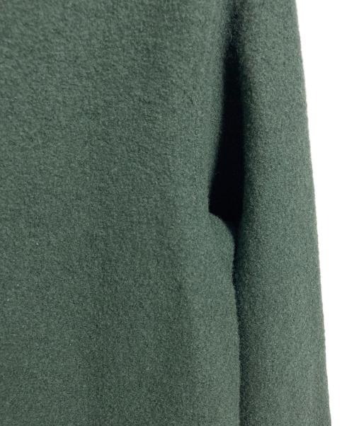 OLLEBOREBLA（アルベロベロ）OLLEBOREBLA (アルベロベロ) ブタさんお鼻フーデッドコート　アウター　ブタさん グリーン サイズ:実寸参照の古着・服飾アイテム