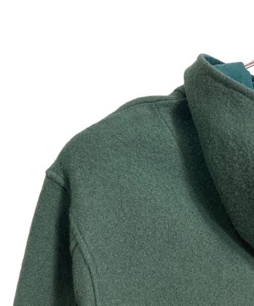 OLLEBOREBLA（アルベロベロ）OLLEBOREBLA (アルベロベロ) ブタさんお鼻フーデッドコート　アウター　ブタさん グリーン サイズ:実寸参照の古着・服飾アイテム