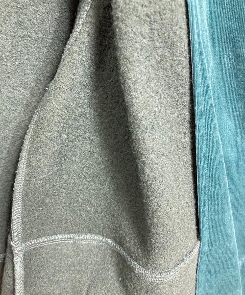 OLLEBOREBLA（アルベロベロ）OLLEBOREBLA (アルベロベロ) ブタさんお鼻フーデッドコート　アウター　ブタさん グリーン サイズ:実寸参照の古着・服飾アイテム