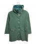 OLLEBOREBLA（アルベロベロ）の古着「ブタさんお鼻フーデッドコート　アウター　ブタさん」｜グリーン
