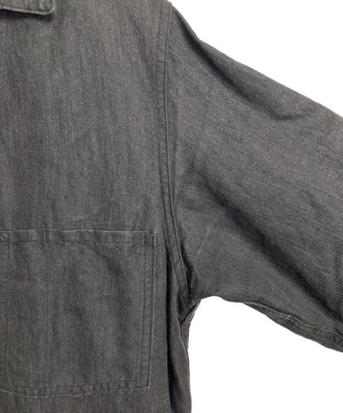 COMOLI（コモリ）COMOLI (コモリ) ラミーリネン 1938ジャケット　アウター　ライトアウター　麻　日本製 ブラック サイズ:1の古着・服飾アイテム