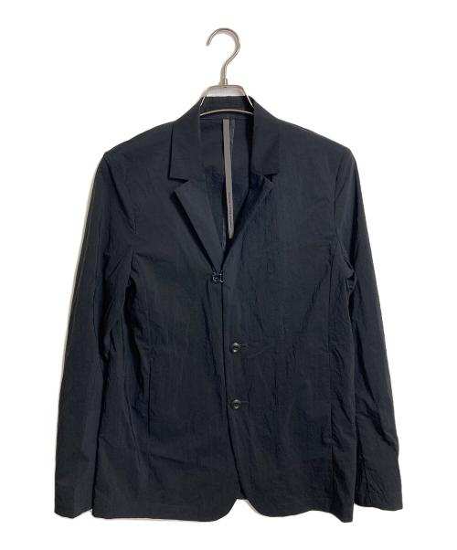 KAZUYUKI KUMAGAI ATTACHMENT（カズユキクマガイ アタッチメント）KAZUYUKI KUMAGAI ATTACHMENT (カズユキクマガイ アタッチメント) 強撚ドライポプリン 2Bジャケット ブラック サイズ:2の古着・服飾アイテム