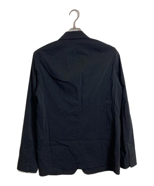 KAZUYUKI KUMAGAI ATTACHMENT（カズユキクマガイ アタッチメント）KAZUYUKI KUMAGAI ATTACHMENT (カズユキクマガイ アタッチメント) 強撚ドライポプリン 2Bジャケット ブラック サイズ:2の古着・服飾アイテム