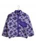 ANNA SUI mini（アナスイ ミニ）の古着「バラ柄ボアブルゾン フリースジャケット　ボアジャケット　花柄　総柄　リバーシブル」｜パープル