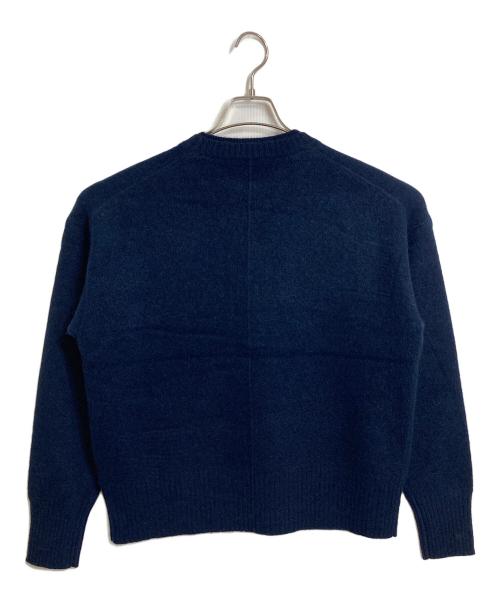 ticca（ティッカ）TICCA (ティッカ) YAK CREWNECK PULLOVER ヤク クルーネックニット　長袖ニット ネイビー サイズ:00/F 未使用品の古着・服飾アイテム