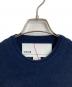 TICCA (ティッカ) YAK CREWNECK PULLOVER ヤク クルーネックニット　長袖ニット ネイビー サイズ:00/F 未使用品：13000円