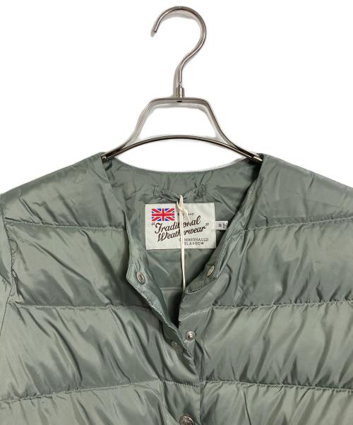 Traditional Weatherwear（トラディショナルウェザーウェア）Traditional Weatherwear (トラディショナルウェザーウェア) ARKLEY DOWN PACKABLE ダウンジャケット オリーブ サイズ:36（実寸参照）の古着・服飾アイテム