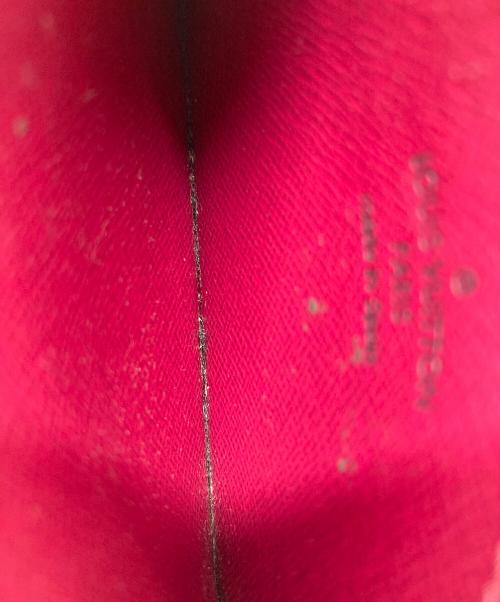 LOUIS VUITTON（ルイ ヴィトン）LOUIS VUITTON (ルイ ヴィトン) カードケース　ポルト カルト・サーンプル　モノグラム　カード収納 レッド×ブラウン サイズ:実寸参照の古着・服飾アイテム