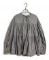yori（ヨリ）の古着「ボリュームギャザーブラウス」｜グレー