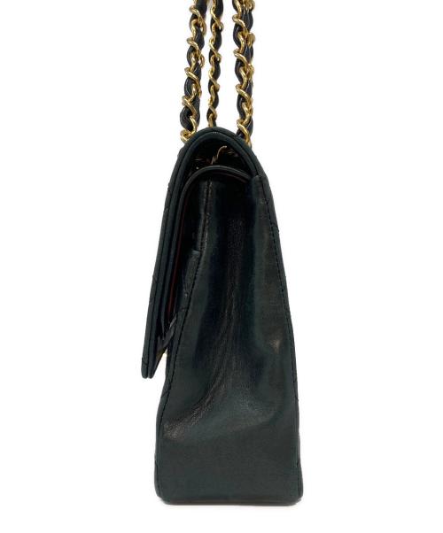 CHANEL（シャネル）CHANEL (シャネル) ヴィンテージ マトラッセ25 ダブルフラップ  ハンドバッグ ブラックの古着・服飾アイテム