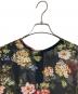 UNTITLED (アンタイトル) アンティークフラワー柄ブラウス　半袖ブラウス　花柄　日本製 ブラック サイズ:1：5000円