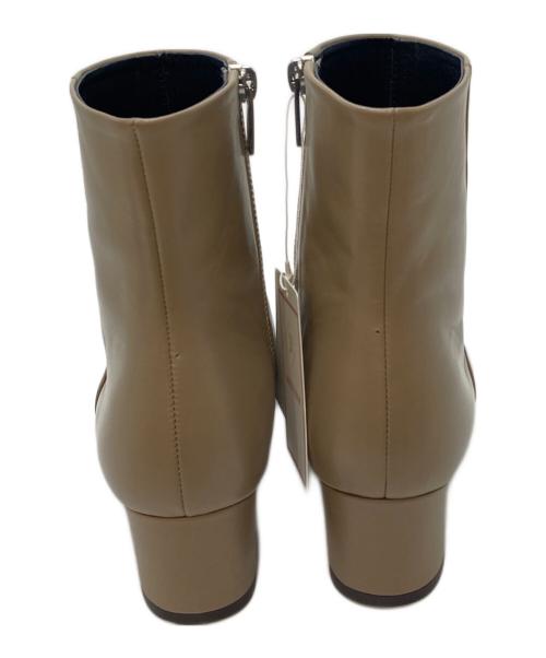 DRESSTERIOR（ドレステリア）DRESSTERIOR (ドレステリア) メタルジップショートブーツ　レザーブーツ トープ サイズ:37 未使用品の古着・服飾アイテム
