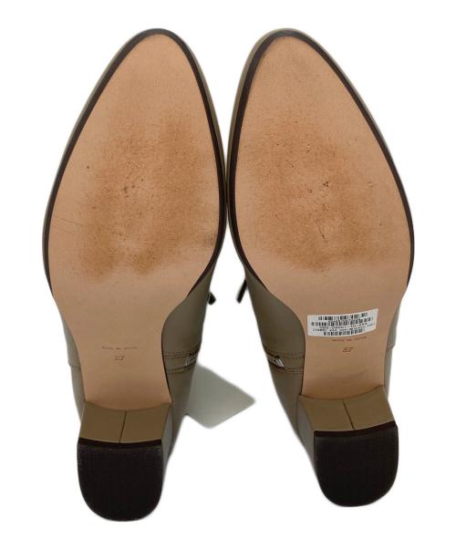 DRESSTERIOR（ドレステリア）DRESSTERIOR (ドレステリア) メタルジップショートブーツ　レザーブーツ トープ サイズ:37 未使用品の古着・服飾アイテム